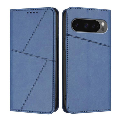 For Google Pixel 10 / Pixel 10 Pro Strong Magnetic Frosted Flip Leather Phone Case(Royal Blue) - Google Cases by buy2fix | Online Shopping UK | buy2fix