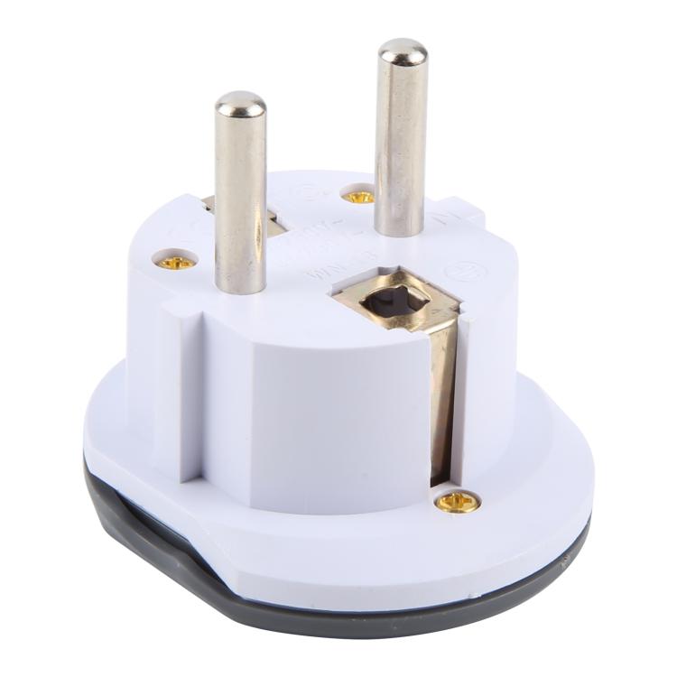 WN-18 German EU Plug Global Travel Adapter Socket(Black White) - Plug Adaptor by buy2fix | Online Shopping UK | buy2fix