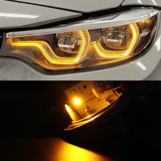 For BMW 4 Series F32 Car Right LED Daytime Running Light Angel Eyes 63117493230(White Light) - Running Lights by buy2fix | Online Shopping UK | buy2fix