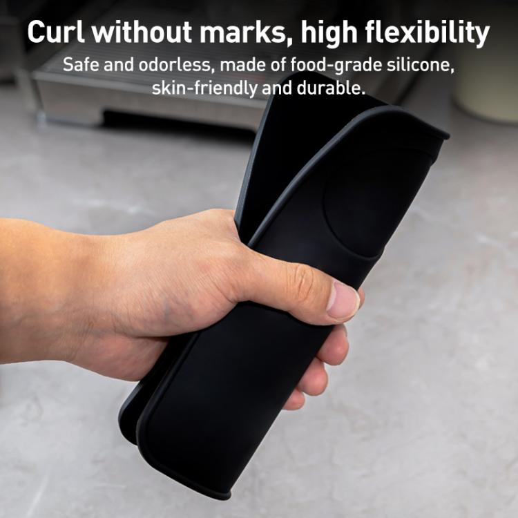 Silicone Coffee Pad Press Tool Espresso Tamper Mat Corner Pad(Black) - Coffee Machine Parts by buy2fix | Online Shopping UK | buy2fix