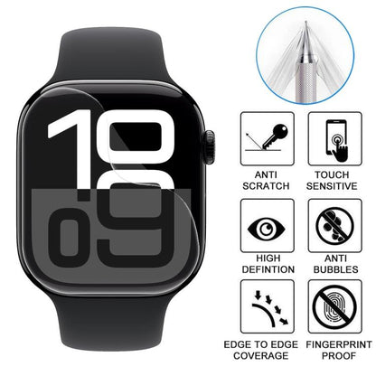 For Apple Watch Series 10 46mm 5pcs xDfind Soft Hydrogel Film Full Cover Front Protector - Screen Protector by xDfind | Online Shopping UK | buy2fix