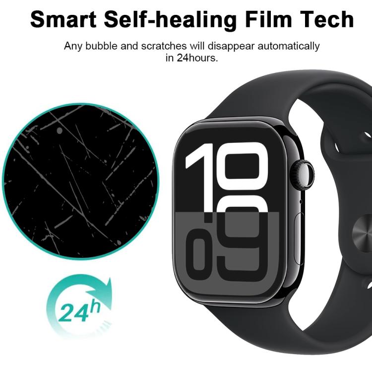 For Apple Watch Series 10 46mm 5pcs xDfind Soft Hydrogel Film Full Cover Front Protector - Screen Protector by xDfind | Online Shopping UK | buy2fix