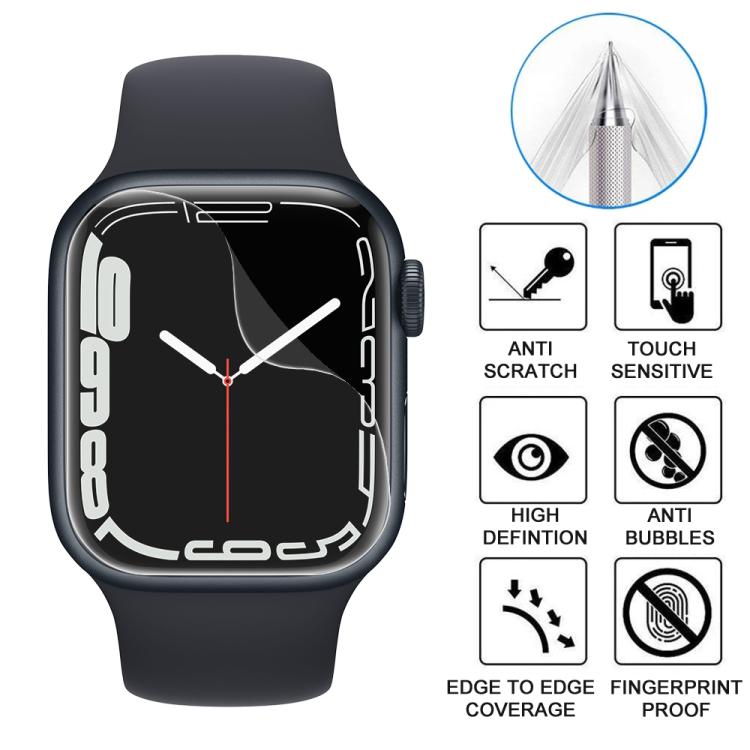 For Apple Watch Series 9 / 8 / 7 41mm 5pcs xDfind Soft Hydrogel Film Full Cover Front Protector - Screen Protector by xDfind | Online Shopping UK | buy2fix