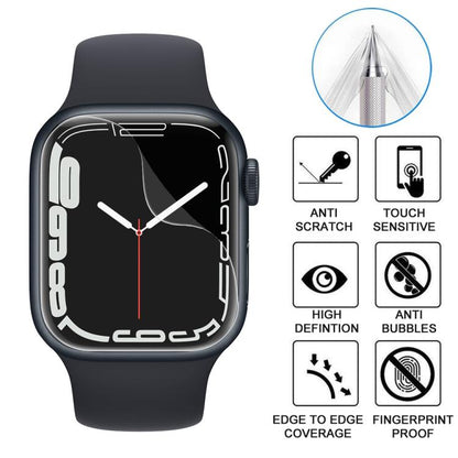 For Apple Watch Series 9 / 8 / 7 41mm 5pcs xDfind Soft Hydrogel Film Full Cover Front Protector - Screen Protector by xDfind | Online Shopping UK | buy2fix