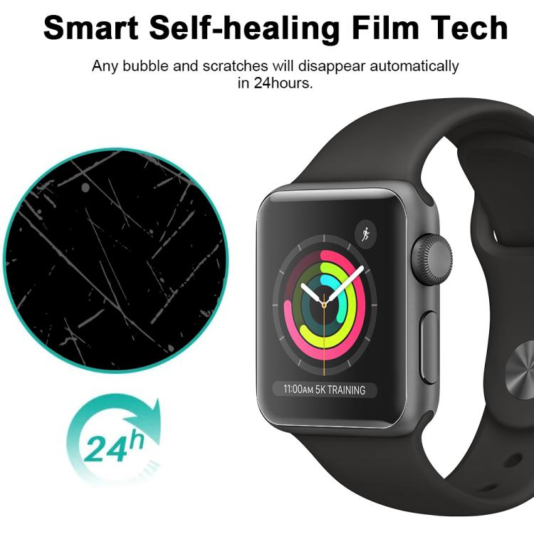 For Apple Watch Series 3&2&1 38mm 5pcs xDfind Soft Hydrogel Film Full Cover Front Protector - Screen Protector by xDfind | Online Shopping UK | buy2fix