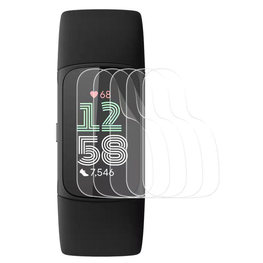 For Fitbit Charge 6 5pcs xDfind Soft Hydrogel Film Full Cover Front Protector - Screen Protector by xDfind | Online Shopping UK | buy2fix