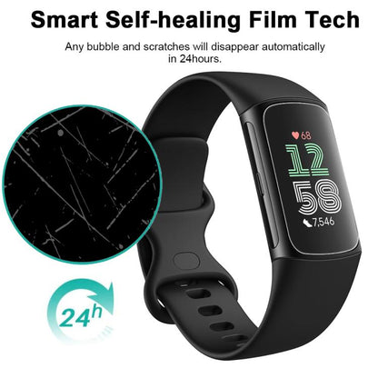 For Fitbit Charge 6 5pcs xDfind Soft Hydrogel Film Full Cover Front Protector - Screen Protector by xDfind | Online Shopping UK | buy2fix