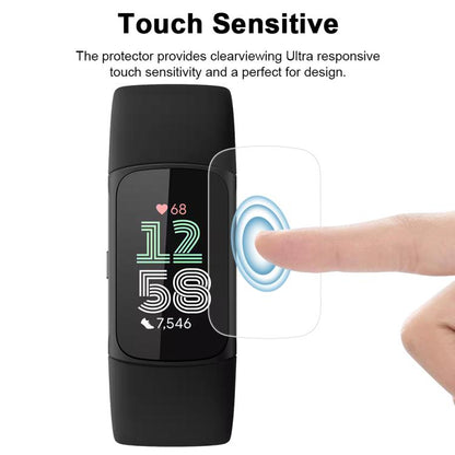 For Fitbit Charge 6 5pcs xDfind Soft Hydrogel Film Full Cover Front Protector - Screen Protector by xDfind | Online Shopping UK | buy2fix