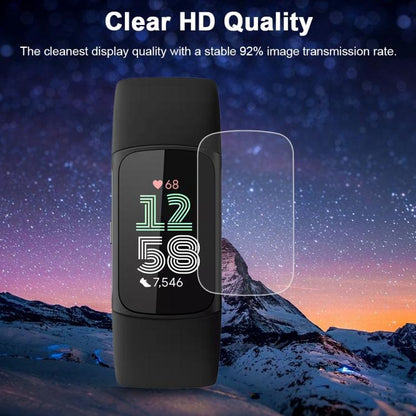 For Fitbit Charge 6 5pcs xDfind Soft Hydrogel Film Full Cover Front Protector - Screen Protector by xDfind | Online Shopping UK | buy2fix
