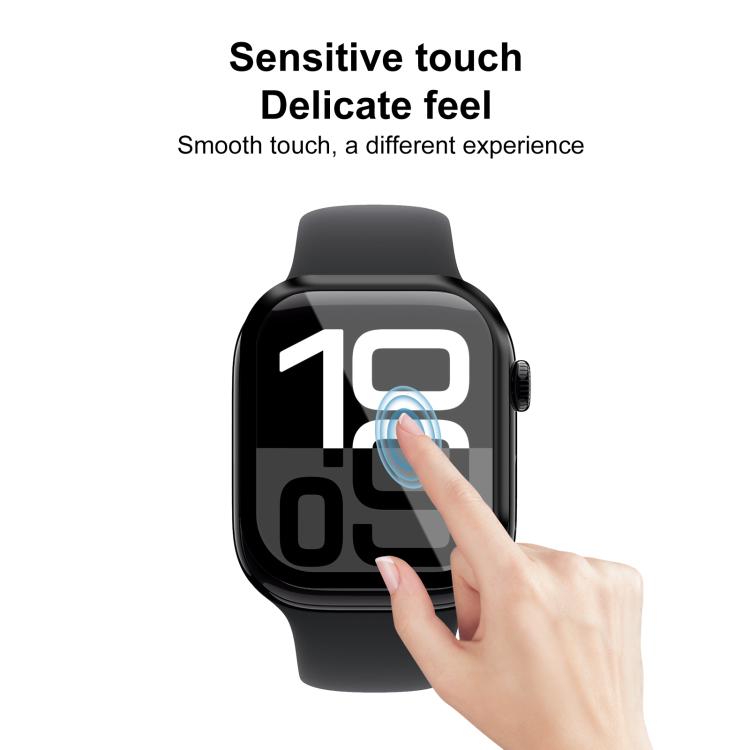 For Apple Watch Series 10 46mm 2pcs xDfind Curved 3D Composite Material Soft Film Screen Protector - Screen Protector by xDfind | Online Shopping UK | buy2fix