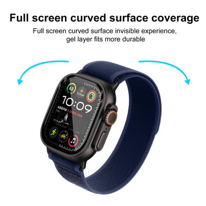 For Apple Watch Ultra 2 49mm / Ultra 49mm 2pcs xDfind Curved 3D Composite Material Soft Film Screen Protector - Screen Protector by xDfind | Online Shopping UK | buy2fix