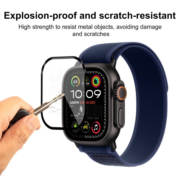 For Apple Watch Ultra 2 49mm / Ultra 49mm 2pcs xDfind Curved 3D Composite Material Soft Film Screen Protector - Screen Protector by xDfind | Online Shopping UK | buy2fix