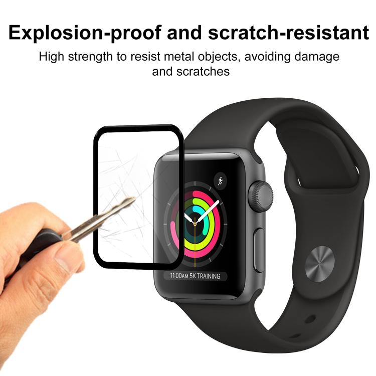 For Apple Watch Series 3&2&1 42mm 2pcs xDfind Curved 3D Composite Material Soft Film Screen Protector - Screen Protector by xDfind | Online Shopping UK | buy2fix