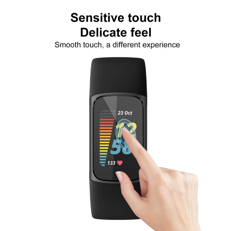 For Fitbit Charge 5 2pcs xDfind Curved 3D Composite Material Soft Film Screen Protector - Screen Protector by xDfind | Online Shopping UK | buy2fix