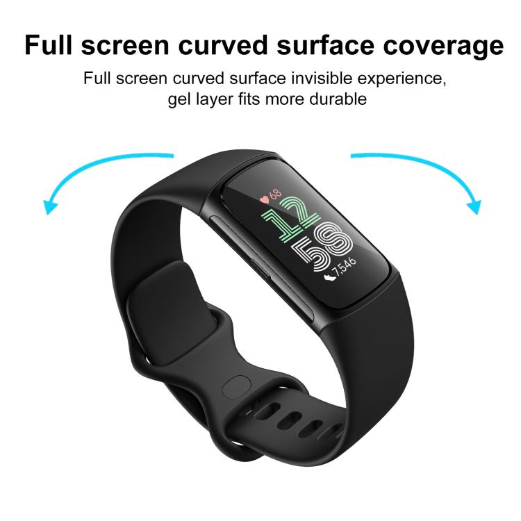 For Fitbit Charge 6 2pcs xDfind Curved 3D Composite Material Soft Film Screen Protector - Screen Protector by xDfind | Online Shopping UK | buy2fix