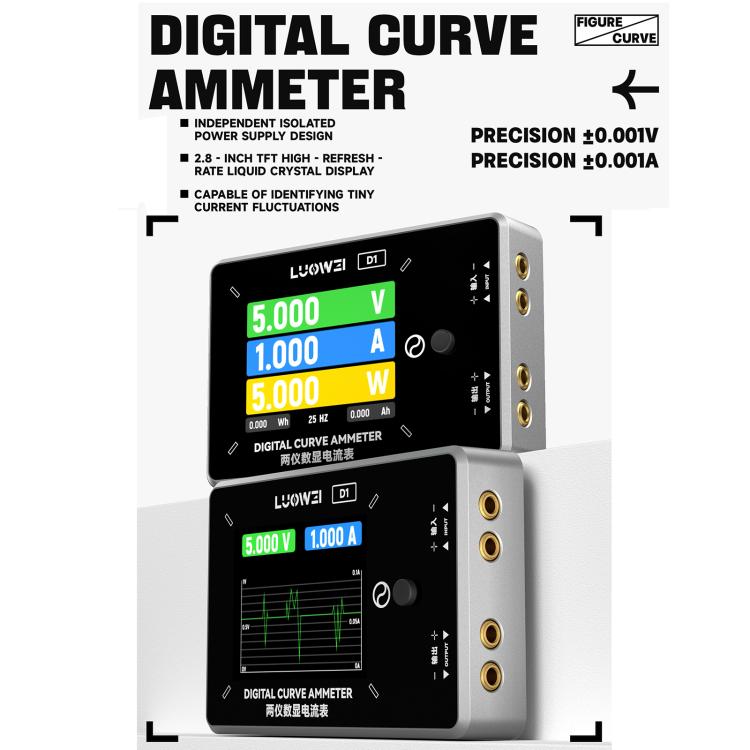 Luowei LW-D1 Isolated Power Supply Design Digital Curve Ammeter - Power Supply by LUOWEI | Online Shopping UK | buy2fix