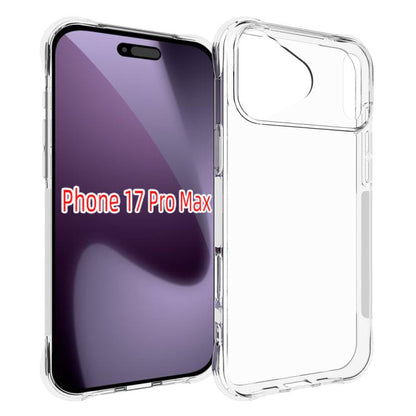 For iPhone 17 Pro Max Big Hole Shockproof Non-slip Thickening TPU Phone Case(Transparent) - iPhone 17 Pro Max Cases by buy2fix | Online Shopping UK | buy2fix