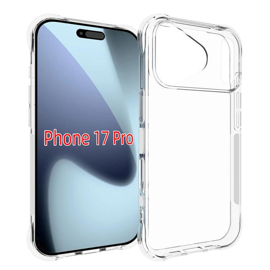 For iPhone 17 Pro Big Hole Shockproof Non-slip Thickening TPU Phone Case(Transparent) - iPhone 17 Pro Cases by buy2fix | Online Shopping UK | buy2fix
