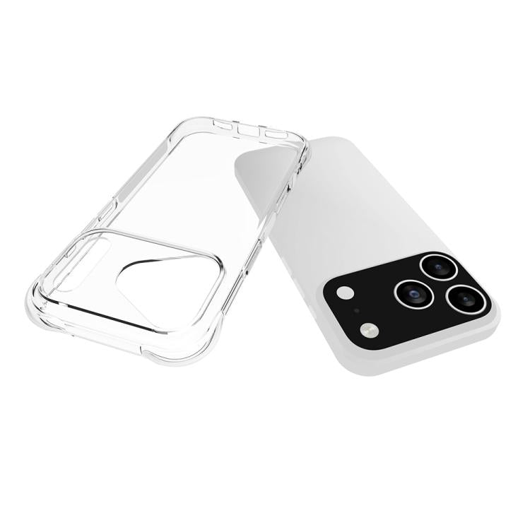 For iPhone 17 Pro Big Hole Shockproof Non-slip Thickening TPU Phone Case(Transparent) - iPhone 17 Pro Cases by buy2fix | Online Shopping UK | buy2fix