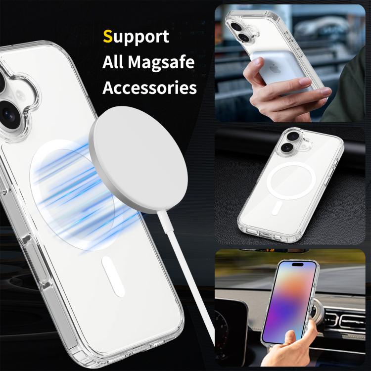 For iPhone 17 Scratchproof PC Hybrid TPU Magsafe Phone Case(Transparent) - iPhone 17 Cases by buy2fix | Online Shopping UK | buy2fix