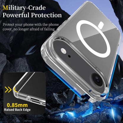 For iPhone 17 Air Scratchproof PC Hybrid TPU Magsafe Phone Case(Transparent) - iPhone 17 Air Cases by buy2fix | Online Shopping UK | buy2fix