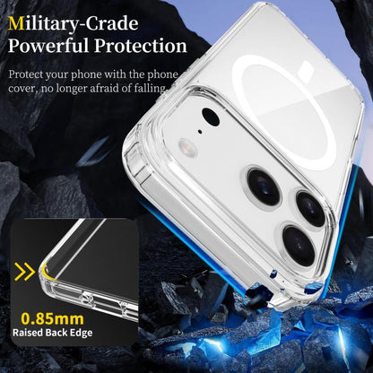 For iPhone 17 Pro Scratchproof PC Hybrid TPU Magsafe Phone Case(Transparent) - iPhone 17 Pro Cases by buy2fix | Online Shopping UK | buy2fix