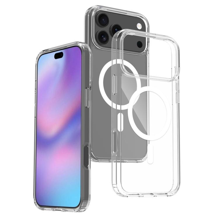 For iPhone 17 Pro Max Scratchproof PC Hybrid TPU Magsafe Phone Case(Transparent) - iPhone 17 Pro Max Cases by buy2fix | Online Shopping UK | buy2fix