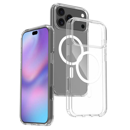 For iPhone 17 Pro Max Scratchproof PC Hybrid TPU Magsafe Phone Case(Transparent) - iPhone 17 Pro Max Cases by buy2fix | Online Shopping UK | buy2fix