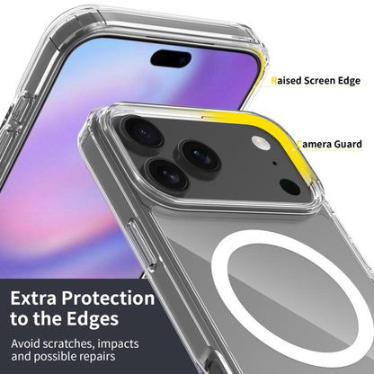For iPhone 17 Pro Max Scratchproof PC Hybrid TPU Magsafe Phone Case(Transparent) - iPhone 17 Pro Max Cases by buy2fix | Online Shopping UK | buy2fix