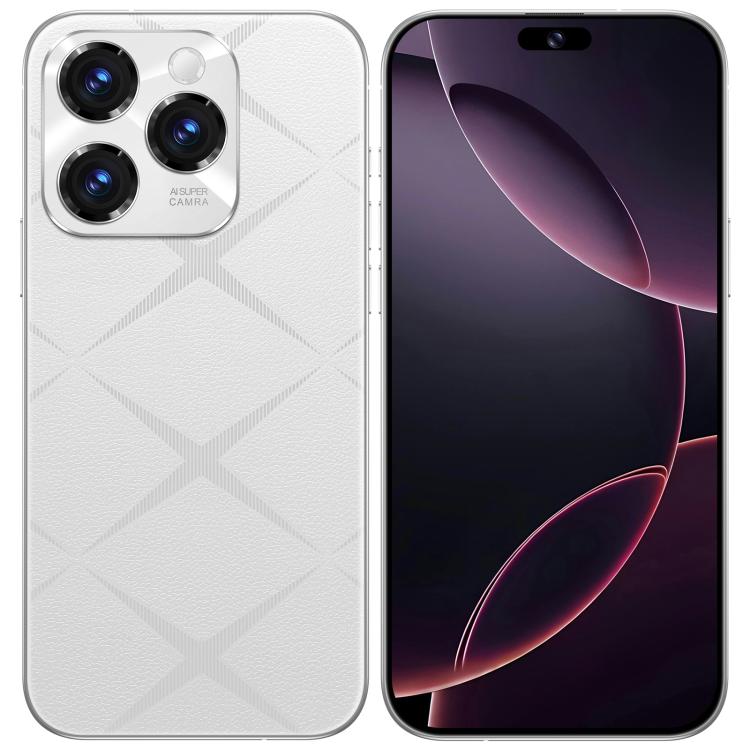 A16 Pro Max / PDA89-B, 4GB+64GB, 6.58 inch Android 10 MTK6739 Quad Core, Network: 4G, OTG, Dual SIM, Plug:EU Plug(White) -  by buy2fix | Online Shopping UK | buy2fix