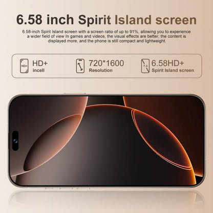 A16 Pro Max / PDA89-B, 4GB+64GB, 6.58 inch Android 10 MTK6739 Quad Core, Network: 4G, OTG, Dual SIM, Plug:EU Plug(White) -  by buy2fix | Online Shopping UK | buy2fix