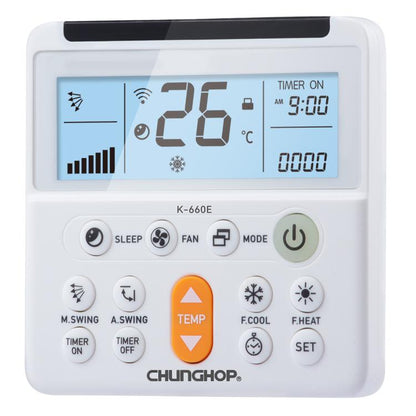 CHUNGHOP K-660E Universal Air Conditioner Remote Control - Air-Conditioner by CHUNGHOP | Online Shopping UK | buy2fix