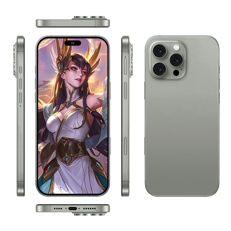 I16 Pro Max / PDQ6, 4GB+64GB, 6.58 inch Android 10 MTK6739 Quad Core, Network: 4G, Dual SIM, Plug:AU Plug(Grey) -  by buy2fix | Online Shopping UK | buy2fix