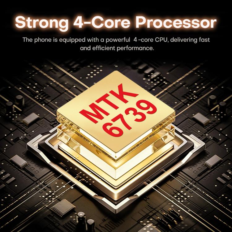 I16 Pro Max / PDQ6, 4GB+64GB, 6.58 inch Android 10 MTK6739 Quad Core, Network: 4G, Dual SIM, Plug:UK Plug(Gold) -  by buy2fix | Online Shopping UK | buy2fix