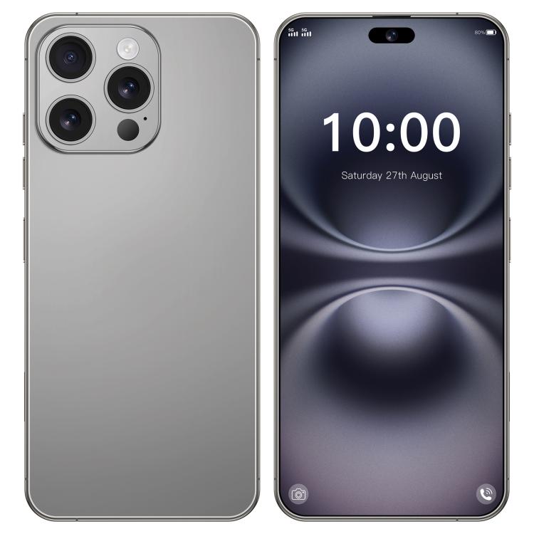 I16 Pro Max / RAi3, 3GB+64GB, 6.56 inch Android 10 MTK6739 Quad Core, Network: 4G, Dual SIM, Plug:EU Plug(Grey) -  by buy2fix | Online Shopping UK | buy2fix