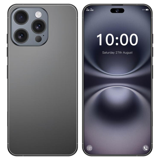 I16 Pro Max / RAi3, 3GB+64GB, 6.56 inch Android 10 MTK6739 Quad Core, Network: 4G, Dual SIM, Plug:AU Plug(Black)