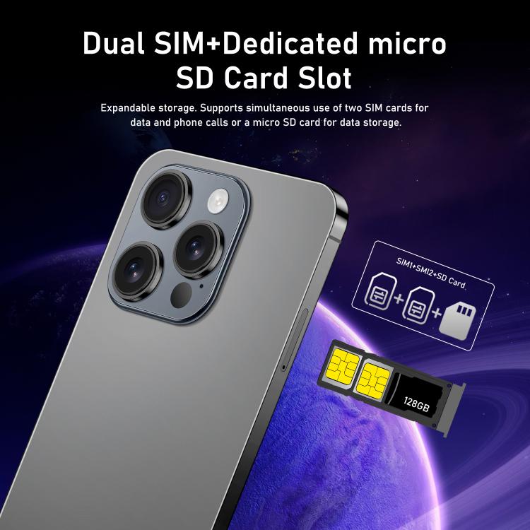 I16 Pro Max / RAi3, 3GB+64GB, 6.56 inch Android 10 MTK6739 Quad Core, Network: 4G, Dual SIM, Plug:UK Plug(Gold) -  by buy2fix | Online Shopping UK | buy2fix