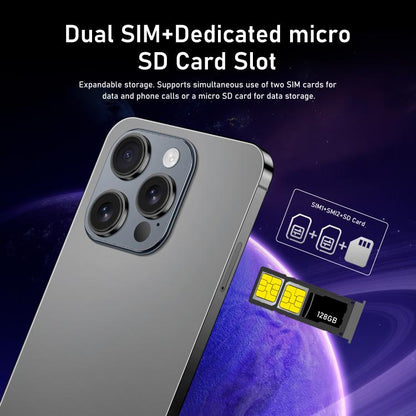 I16 Pro Max / RAi3, 3GB+64GB, 6.56 inch Android 10 MTK6739 Quad Core, Network: 4G, Dual SIM, Plug:AU Plug(White) -  by buy2fix | Online Shopping UK | buy2fix