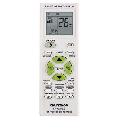 CHUNGHOP K-920ES Universal Air Conditioner Remote Control with Brand Button Pairing Function(White) - Air-Conditioner by CHUNGHOP | Online Shopping UK | buy2fix