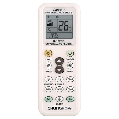 CHUNGHOP K-1028E Universal Air Conditioner Remote Control with Torch - Air-Conditioner by CHUNGHOP | Online Shopping UK | buy2fix