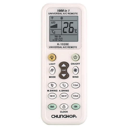 CHUNGHOP K-1028E Universal Air Conditioner Remote Control with Torch - Air-Conditioner by CHUNGHOP | Online Shopping UK | buy2fix