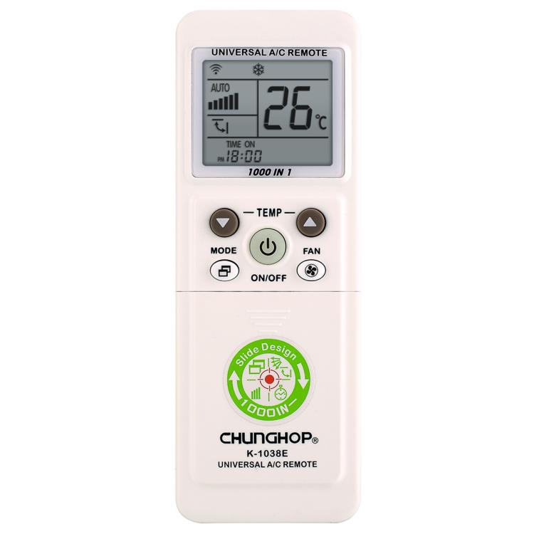 CHUNGHOP K-1038ES Universal Air Conditioner Remote Control with Brand Button Pairing Function - Air-Conditioner by CHUNGHOP | Online Shopping UK | buy2fix