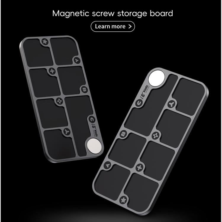 18 Kinds 7-Zone Alloy Magnetic Combination Screw Storage Pad - Magnetic Screws Mat by buy2fix | Online Shopping UK | buy2fix