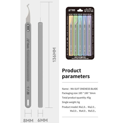 18 Kinds Ma-Suit 5 in 1 Hand Polished Blades Kit - Tool Kits by buy2fix | Online Shopping UK | buy2fix