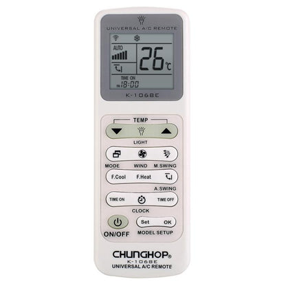 CHUNGHOP K-1068E Universal Air Conditioner Remote Control with Torch - Air-Conditioner by CHUNGHOP | Online Shopping UK | buy2fix