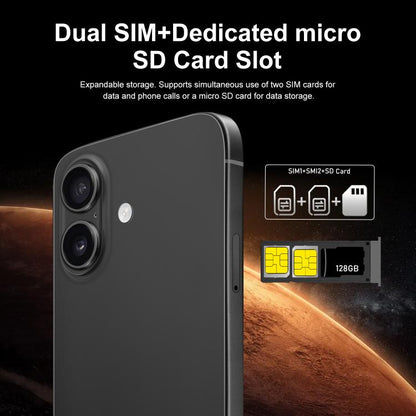 I16 Plus / RAi5, 3GB+64GB, 6.56 inch Android 10 MTK6739 Quad Core, Network: 4G, Dual SIM, Plug:AU Plug(White) -  by buy2fix | Online Shopping UK | buy2fix