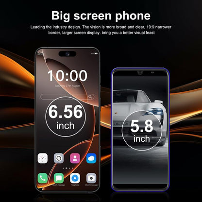 I16 Plus / RAi5, 3GB+64GB, 6.56 inch Android 10 MTK6739 Quad Core, Network: 4G, Dual SIM, Plug:EU Plug(Black) -  by buy2fix | Online Shopping UK | buy2fix