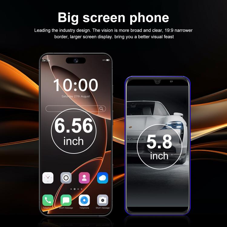 I16 Plus / RAi5, 3GB+64GB, 6.56 inch Android 10 MTK6739 Quad Core, Network: 4G, Dual SIM, Plug:US Plug(Blue) -  by buy2fix | Online Shopping UK | buy2fix