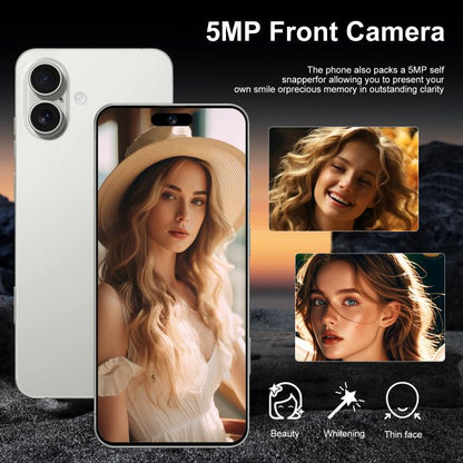 I16 Plus / RAi5, 3GB+64GB, 6.56 inch Android 10 MTK6739 Quad Core, Network: 4G, Dual SIM, Plug:UK Plug(White) -  by buy2fix | Online Shopping UK | buy2fix