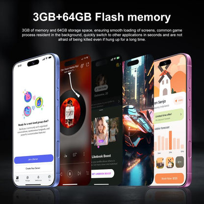 I16 Plus / RAi5, 3GB+64GB, 6.56 inch Android 10 MTK6739 Quad Core, Network: 4G, Dual SIM, Plug:AU Plug(Black) -  by buy2fix | Online Shopping UK | buy2fix